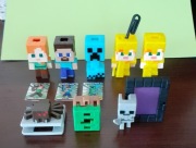 Zestaw 8 figurek Minecraft Kinder Joy