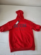 Bluza męska z kapturem rozmiar M czerwona firmy big star nowa