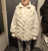 Futerko  srebrny lis grube wełna kloters mulheim Norwegian blue Fox 38