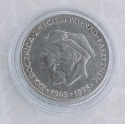 moneta 200 zł 1975 r Rocznica Zwycięstwa srebro 