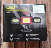 Lampa Led reflektor budowlany z magnesem i powerbankiem