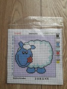 Kanwa z nadrukiem Owca owieczka schemat wzór haft krzyżykowy Ariadna 