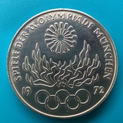 10 marek 1972 D Niemcy Monachium 1972 - Płomień Srebro 0,625 waga 15,5