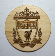 Zestaw 4szt Drewniana podstawka pod kubki filiżanki szklanki Liverpool