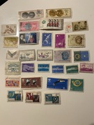 Zestaw znaczków Bułgaria lata 50–70 sport,kosmos,historia