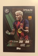 Topps Match Attax 2025 2026 Stealth Strike Lamine Yamal FC Barcelona 