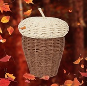 Kosz koszyk dekoracyjny pojemnik na drobiazgi ozdobny Żołądź 30 cm