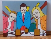 obraz ROZMOWA O PRACĘ / sztuka współczesna