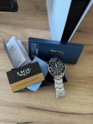 Zegarek męski LIGE Luxury Diver 30ATM Wodoodporny Sportowy Kwarco