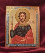Piękna Ikona prawosławna Święty Bogdan. Patron.