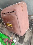 Szafka gazowa brązowa , skrzynka 