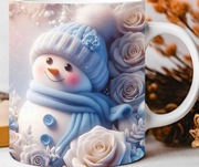 Kubek3D z bałwankiem 330ml 