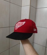 czapka z daszkiem new era czerwona Detroit Red Wings classic sport retro dr