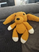 Piesek zrobiony na szydełku 