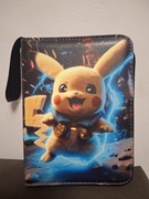 Klaser skórzany na 400 kart pokemon 