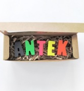 Personalizowane Kredki Świecowe z Wosku Pszczelego ANTEK Antoś Eko Prezent 