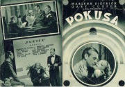 1936r, polski program kinowy „POKUSA"  Marlena Dietrich, Gary Cooper