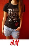 Kup 3 rzeczy zapłać za 2,Koszulka H&M tshirt Rolling Stone 134/140 8 10 lat