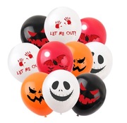 DEKORACJA HALLOWEEN – BALONY 10 SZT !  – IDEALNY NA IMPREZĘ!
