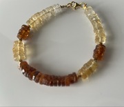 Bransoletka granat i cytryn