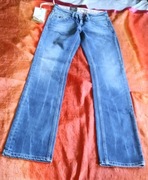 Teddy Smith pilder st co us size 25 vintage indigo bawełniane jeansy 