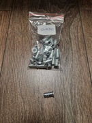 Mufa dwugwintowa wkręt drewna meblowa M6x20 30szt