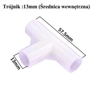 Trójnik do Szafy Tekstylnej – Łącznik typu "T" 13mm
