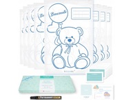 Wellode zestaw torebek na odzież dla noworodków zamykane hermetyczne