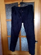 Gnieciuchy spodnie welur zamsz 54/56