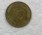 Moneta 10 PFENNIG FENIGÓW 1981 D