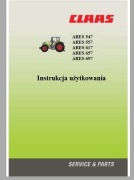 Instrukcja obsługi Claas Ares 547, 557, 567, 577
