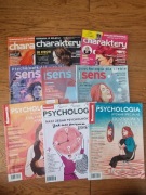 Zestaw magazynów psychologicznych Charaktery, Sens, Psychologia 