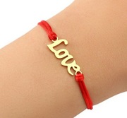 Bransoletka czerwony sznurek 