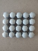 VOLVO nakladki na sruby felgi kola chrom mat kpl