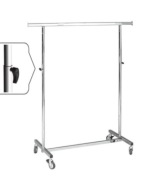 Stojak na ubrania ST065 100 cm składany chromowany 