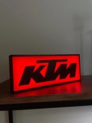 Stylowa Lampa KTM - Podświetlane Logo Motocyklowe