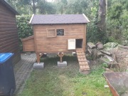 Kurnik dla kur  drewniany