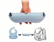 Silikonowy/gumowy śliniak/śliniaczek dzieci z kies