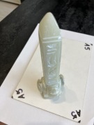EGIPSKI ?ALABASTER? OBELISK amulet SKARABEUSZ e