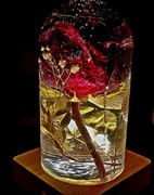 Lampka ozdobna z żywicy 