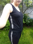 Nowość! Kombinezon bawełniany z lampasem MEGI S/M