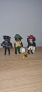 figurki playmobil 3szt zestaw 4580 policjant  badacz  4910 jeździec  
