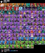 konto fortnite, 141 skinow, pelny dostep (fa), candy axe, kilof fncs