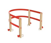 Oparcie do sanek Decathlon czerwone 
