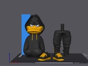 Daffy Duck Urban - Figurka – Plik STL do Druku 3D (Cyfrowy)