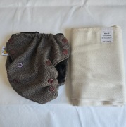 Otulacz 100% wełna merino, Kokosi+gratis M jodełka, pieluchy wielorazowe