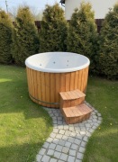 BALIA Ogrodowa OD RĘKI HOT TUB Bania Jacuzzi 200cm piec zewnętrzny