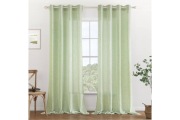 2 Pack Zasłony 140x280cm. Len 30%. Półprzezroczyste Na Przelotkach