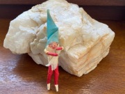 Stara Figurka Gnom Krasnal Boże Narodzenie