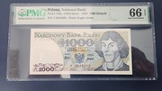 1000 złotych 1975r Seria Y PMG66 EPQ ( Szparło L6) stan 1/UNC
